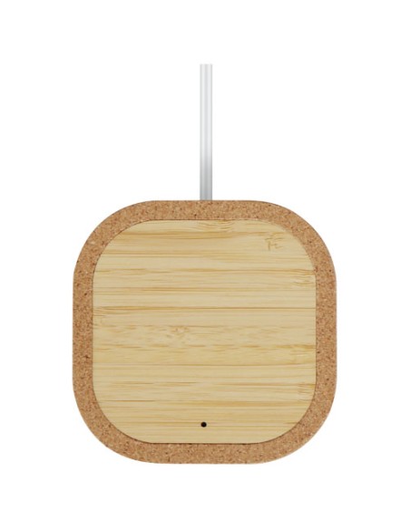 Stazione di ricarica wireless da 15 W in sughero Cerris