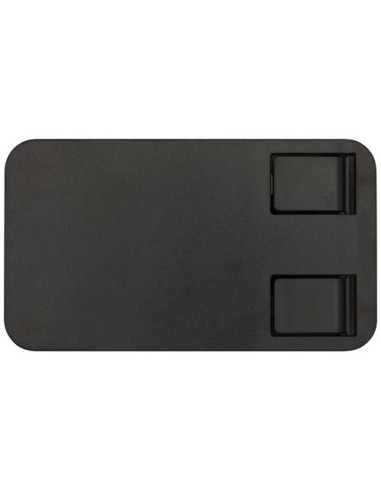 Supporto per telefono pieghevole in plastica riciclata con supporto da tavolo in metallo Alhena