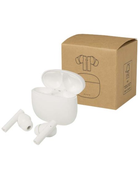 Cuffie Bluetooth® True Wireless in plastica riciclata con inserti auricolari in silicone Alterf