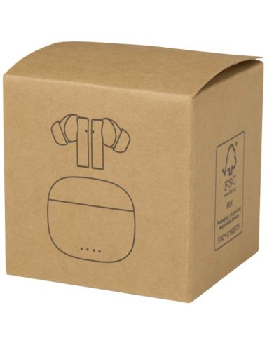 Cuffie Bluetooth® True Wireless in plastica riciclata con inserti auricolari in silicone Alterf