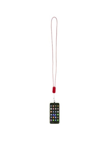 Lanyard per smartphone in plastica riciclata con cavo integrato 5-in-1 da 27 W Anser