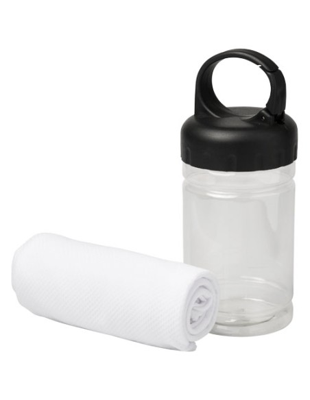 Asciugamano rinfrescante in contenitore PET Remy