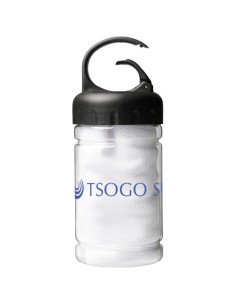 Asciugamano rinfrescante in contenitore PET Remy