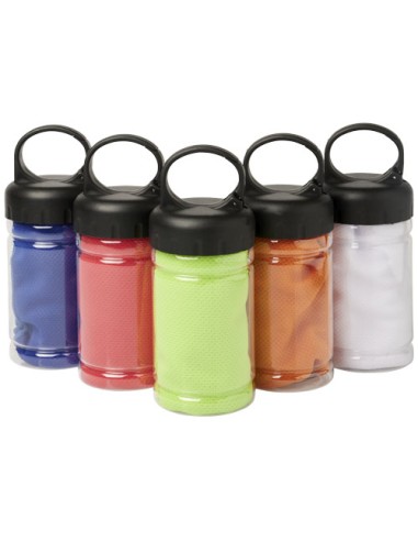 Asciugamano rinfrescante in contenitore PET Remy