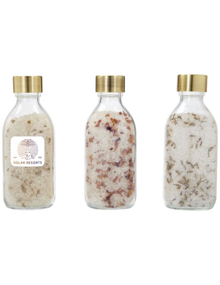Set regalo di sali da bagno 3 pezzi da 200 ml Wellmark Just Relax
