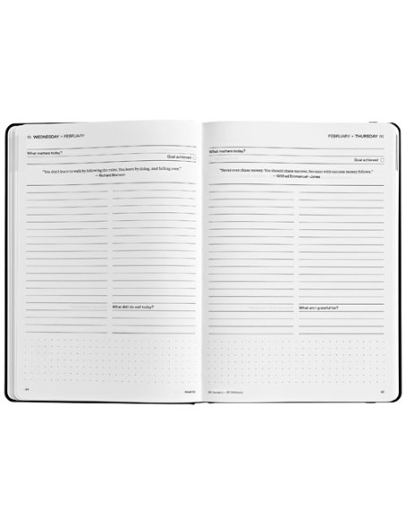 Set agenda giornaliera formato A5 con copertina rigida Karst®