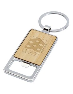 Portachiavi in bambù con apribottiglie Snapper