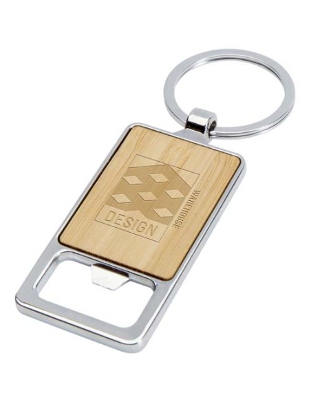 Portachiavi in bambù con apribottiglie Snapper