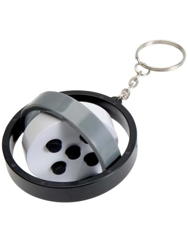 Portachiavi antistress con giroscopio in plastica riciclata Spinx