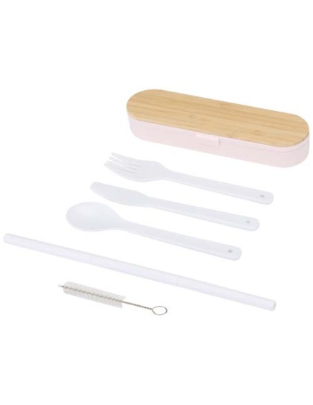 Set di posate con coperchio in bambù Runa