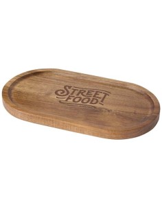 Vassoio da portata in legno di acacia Edge