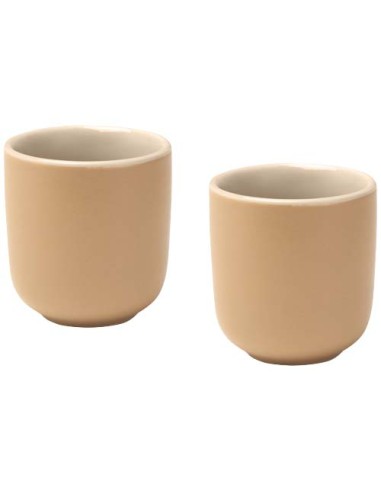 Set di 2 tazzine per espresso in ceramica con finitura opaca da 90 ml Male