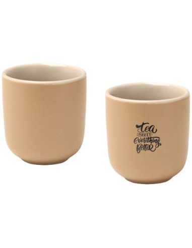 Set di 2 tazzine per espresso in ceramica con finitura opaca da 90 ml Male