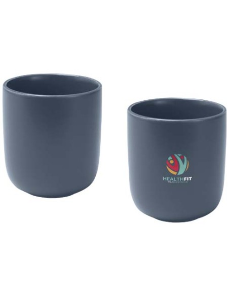 Set di 2 tazze in ceramica con finitura opaca da 200 ml Male