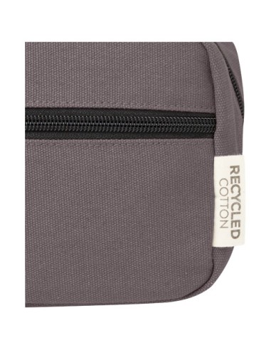 Borsa porta accessori in canvas riciclato certificato GRS Joey - 3,5 L