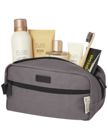Borsa porta accessori in canvas riciclato certificato GRS Joey - 3,5 L