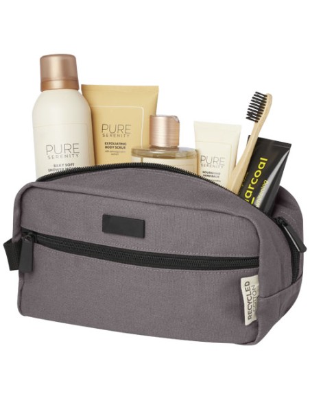 Borsa porta accessori in canvas riciclato certificato GRS Joey - 3,5 L