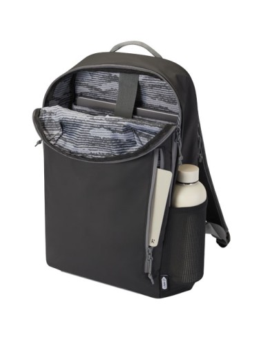 Zaino impermeabile per portatile da 15" in materiale riciclato certificato GRS Aqua - 21 L
