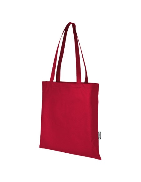 Tote bag convention in tessuto non tessuto riciclato certificato GRS Zeus 6l