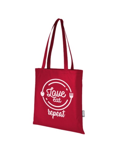 Tote bag convention in tessuto non tessuto riciclato certificato GRS Zeus 6l