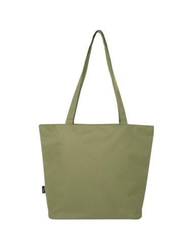 Tote bag in materiale riciclato certificato GRS con cerniera Panama 20l