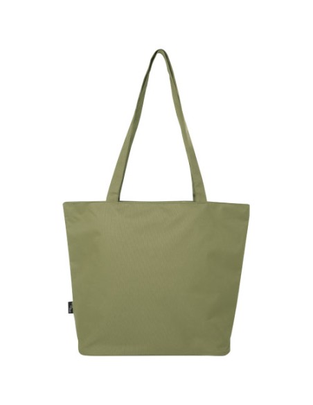 Tote bag in materiale riciclato certificato GRS con cerniera Panama 20l