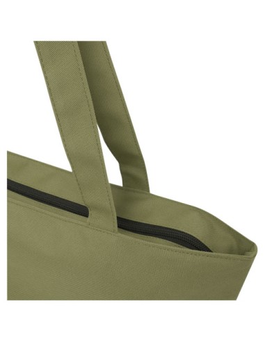 Tote bag in materiale riciclato certificato GRS con cerniera Panama 20l