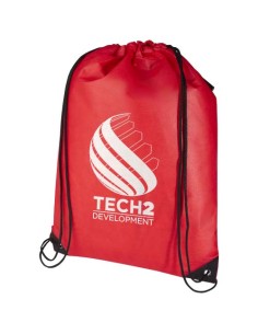 Borsa con coulisse in tessuto non tessuto riciclato certificato GRS Evergreen - 5L