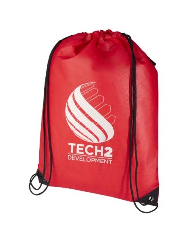 Borsa con coulisse in tessuto non tessuto riciclato certificato GRS Evergreen - 5L