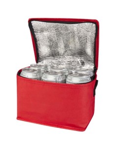 Borsa termica con capacità per 6 lattine in tessuto non tessuto riciclato certificato GRS Spectrum - 4L