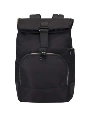Zaino per portatile da 15,6" in materiale riciclato certificato GRS con chiusura arrotolabile Rhine - 18L