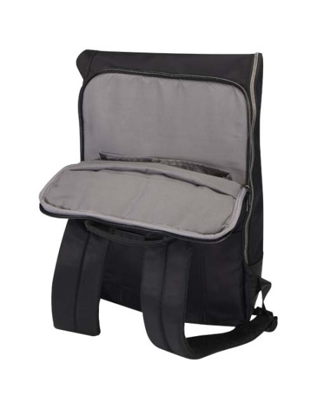 Zaino per portatile da 15,6" in materiale riciclato certificato GRS con chiusura arrotolabile Rhine - 18L