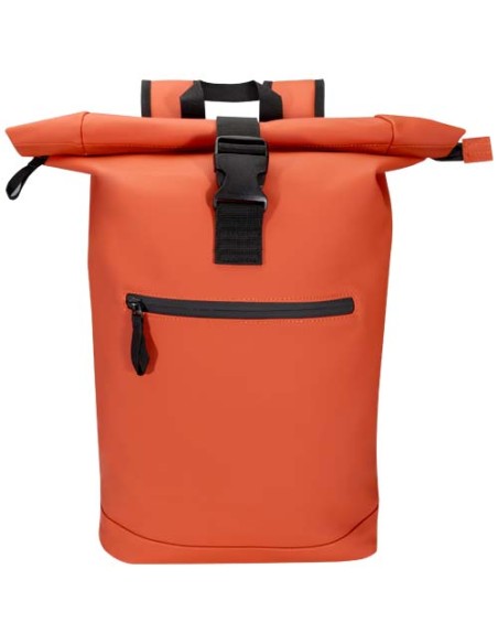 Zaino roll-top per portatile da 15" in materiale riciclato certificato GRS da 18 litri Resi Plus