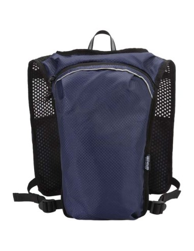 Gilet per la corsa in materiale riciclato certificato GRS con zainetto per l'idratazione da 5 litri Nomad