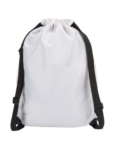 Borsa sportiva con cordoncino in materiale riciclato certificato GRS e scomparto inferiore da 18 litri Varyon