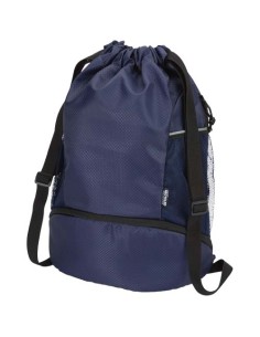 Borsa sportiva con cordoncino in materiale riciclato certificato GRS e scomparto inferiore da 18 litri Varyon
