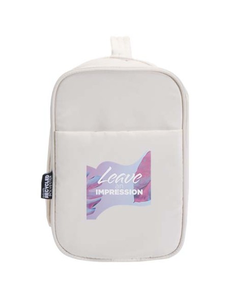 Beauty case da appendere in materiale riciclato certificato GRS Puffer - 8L
