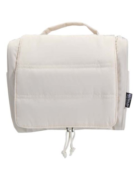 Beauty case da appendere in materiale riciclato certificato GRS Puffer - 8L