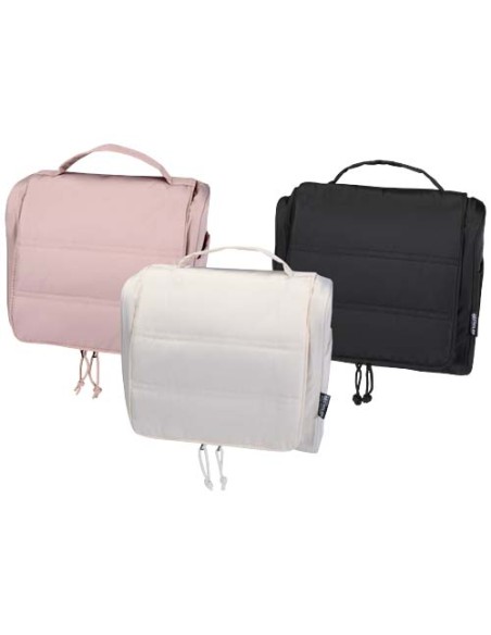 Beauty case da appendere in materiale riciclato certificato GRS Puffer - 8L
