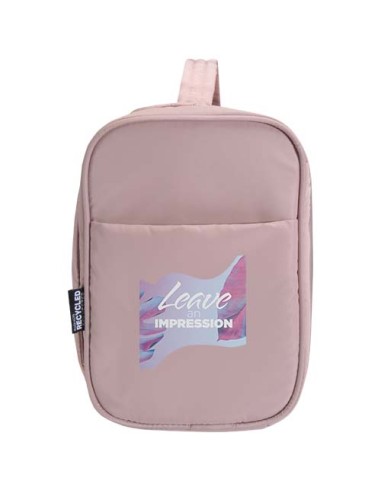 Beauty case da appendere in materiale riciclato certificato GRS Puffer - 8L