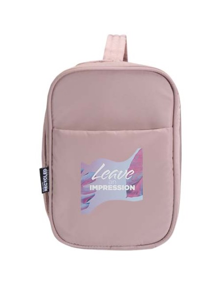 Beauty case da appendere in materiale riciclato certificato GRS Puffer - 8L