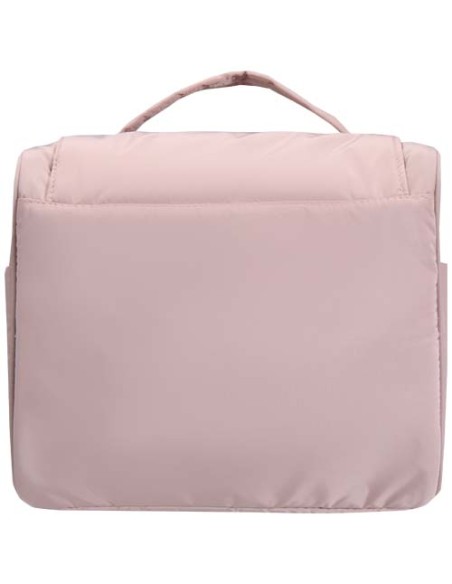 Beauty case da appendere in materiale riciclato certificato GRS Puffer - 8L