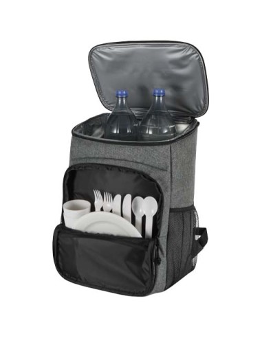 Zaino termico per picnic in materiale riciclato certificato GRS con set di posate Tundra - 20L