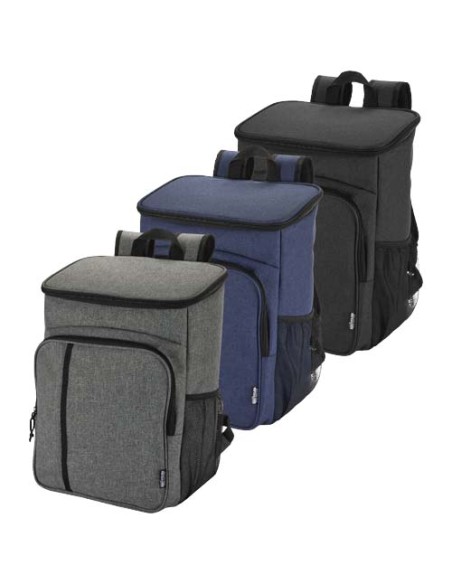 Zaino termico per picnic in materiale riciclato certificato GRS con set di posate Tundra - 20L
