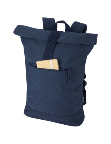 Zaino rolltop per portatile da 14" in materiale riciclato Recanvas - 16L