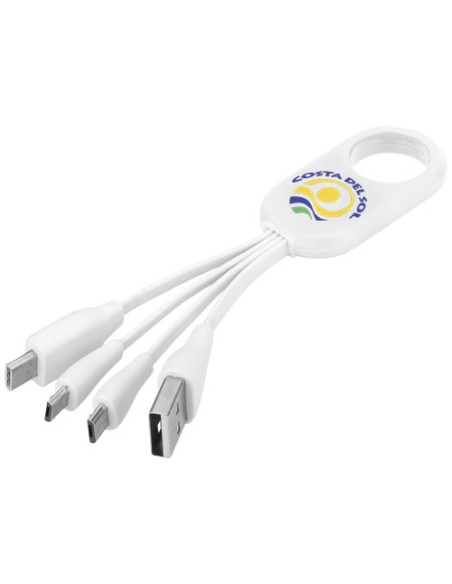 Cavo di ricarica Troup 4 in 1 con cordino