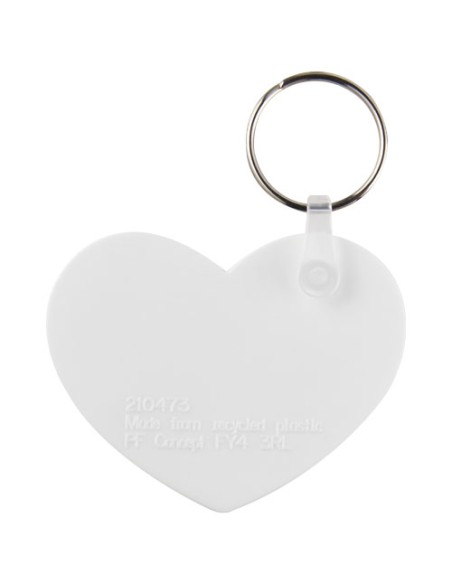 Portachiavi in materiale riciclato a forma di cuore Tait