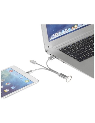 Cavo di ricarica 3 in 1 Metal con clip