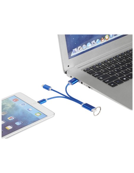 Cavo di ricarica 3 in 1 Metal con clip