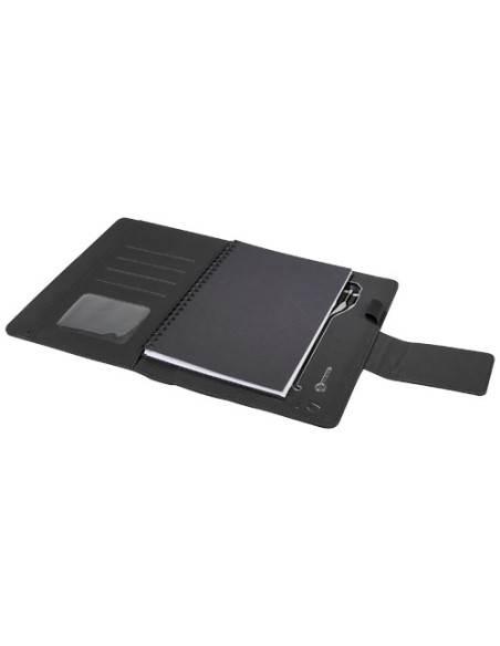 Blocco note con power bank luminoso SCX.design O16 in formato A5